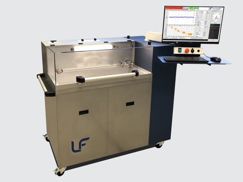 Leakage test bench for filters 