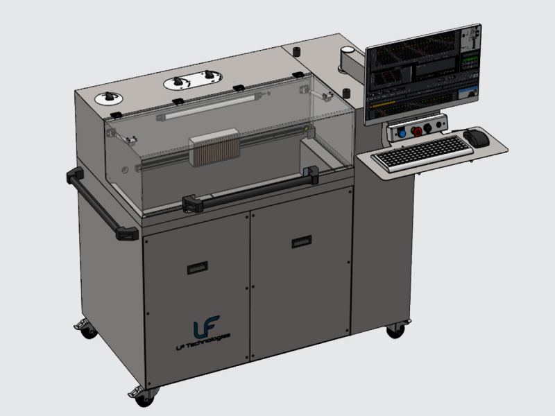 Leakage test bench for filters  CAO