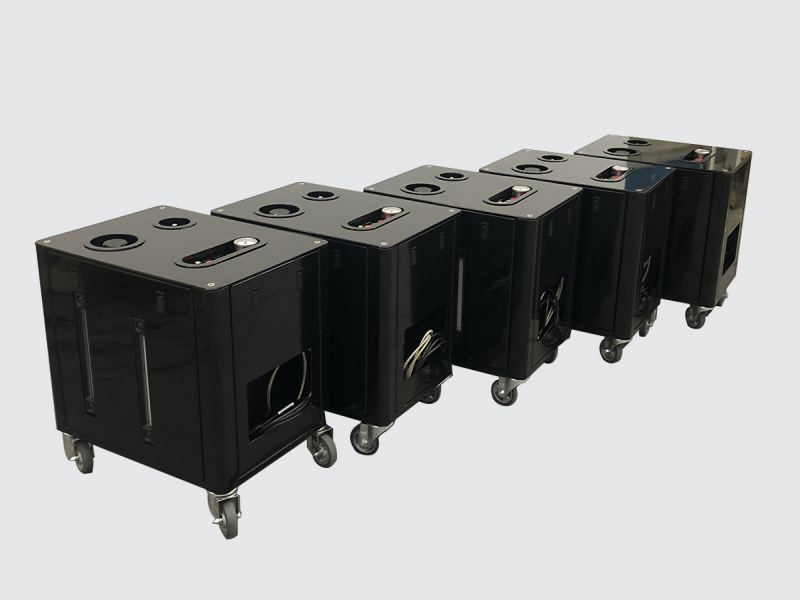Dielectric oil filling modules