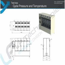 Cycle pressure and temperature test loop plan