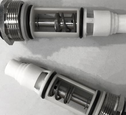 Open thermostatic cartridges