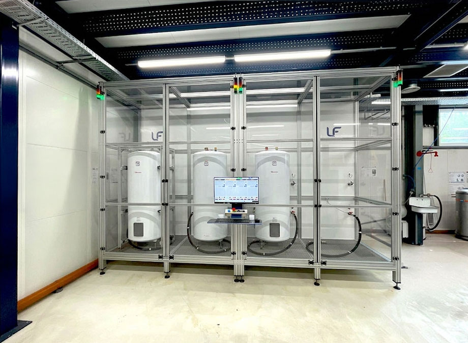 Testing laboratory for water heaters