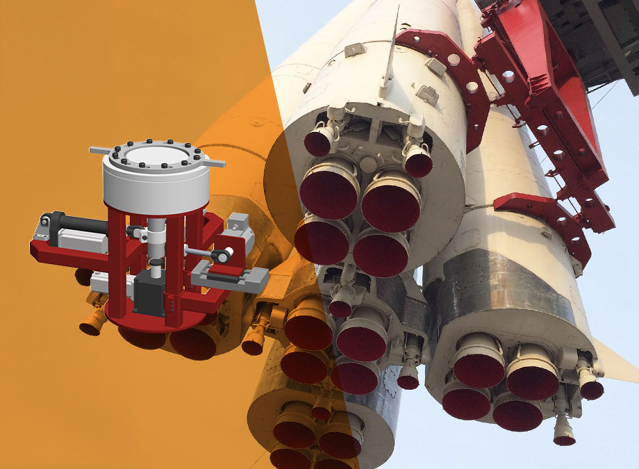 Test bench for a rocket propulsion component