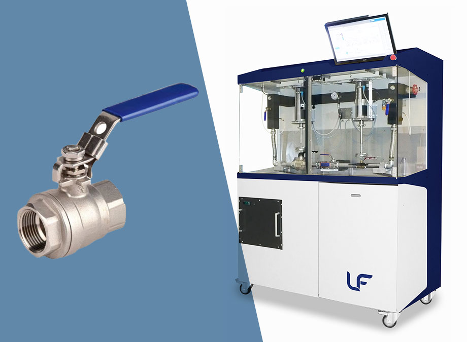 Endurance test bench for ball valves (RTS)