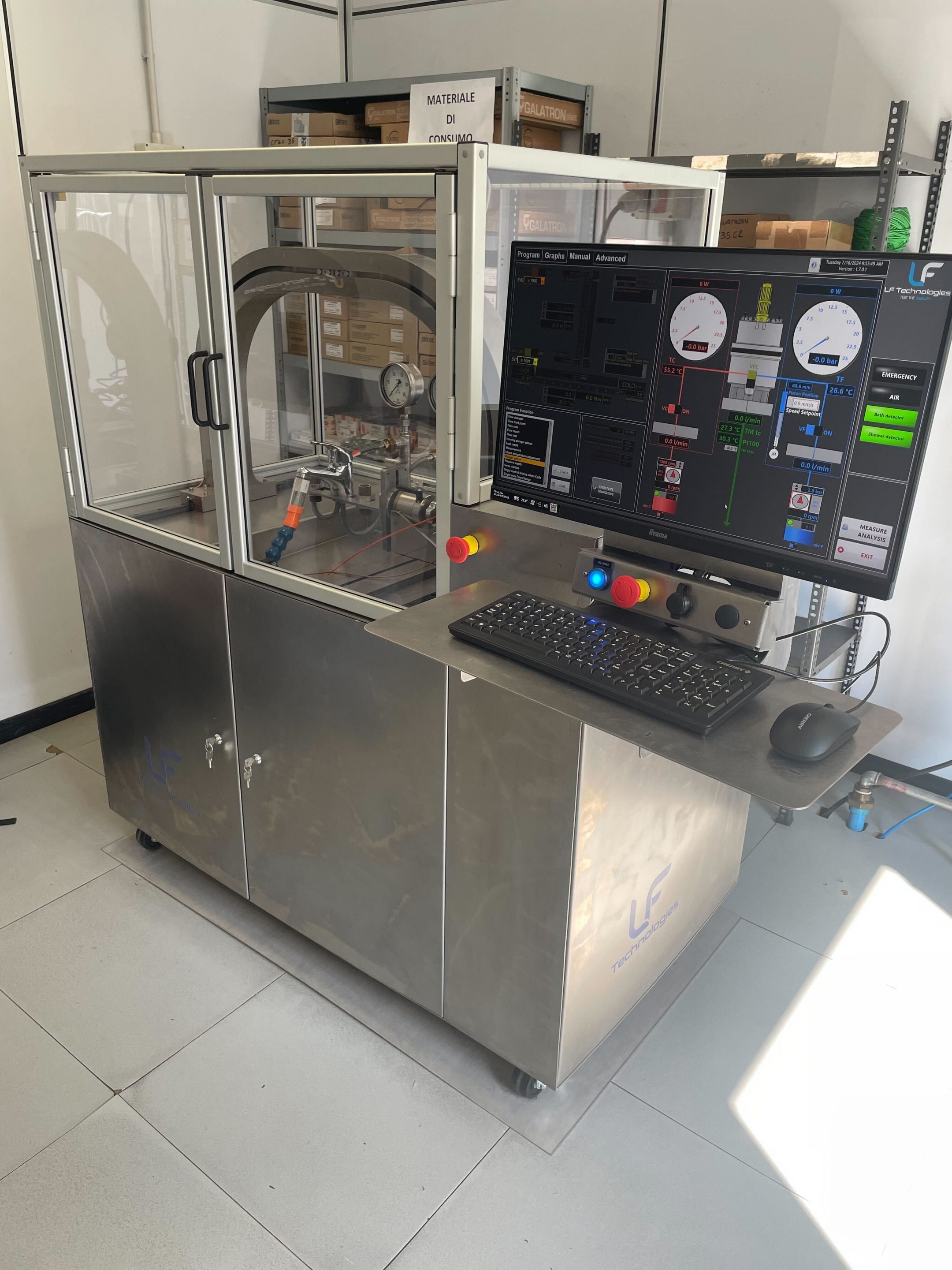 Installation of a Hydraulic Test Bench at Marco Mammoliti