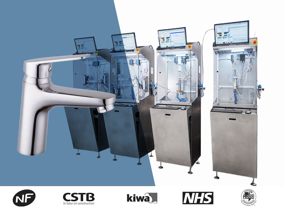 Endurance bench for single-lever mechanical mixing valves