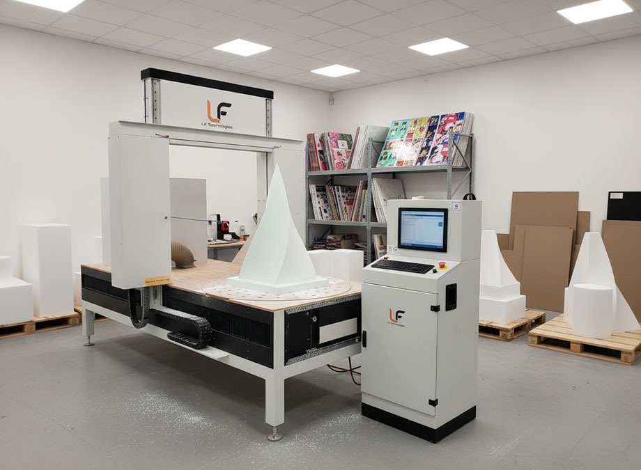 Cutting shapes and lettering from lightweight materials using abrasive wire