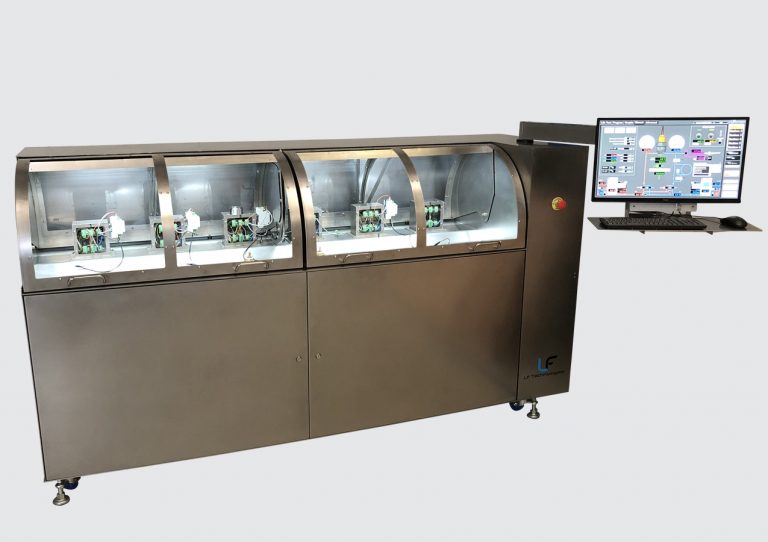 Test bench for solenoid valves